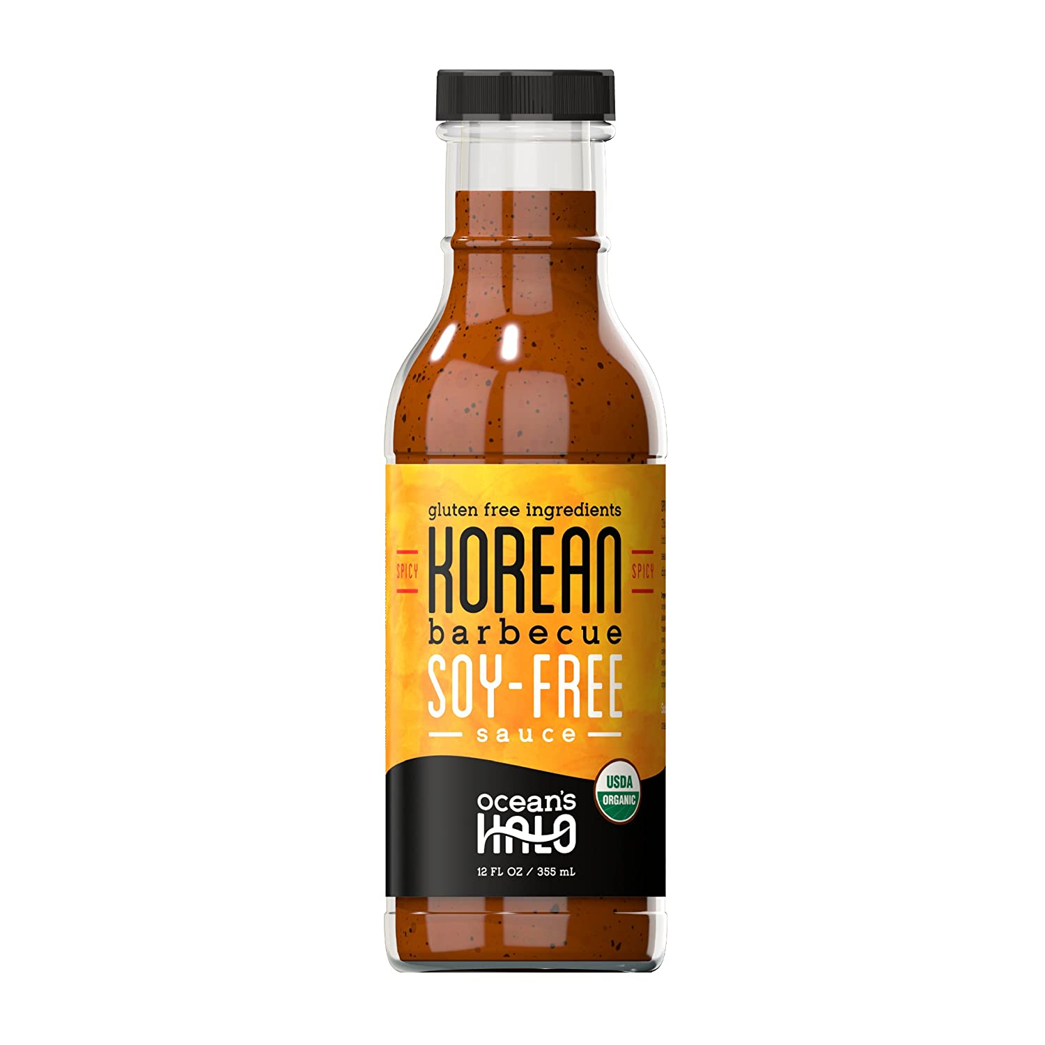Ocean’s Halo – Korean Barbecue Soy Free Sauce, 12oz | Pack of 6