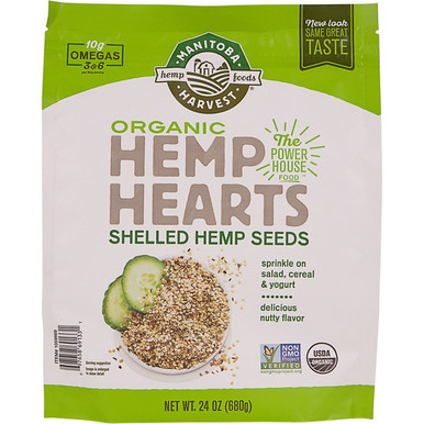 Manitoba Harvest Organic Hemp Hearts Shelled Hemp Seeds, 24 oz.