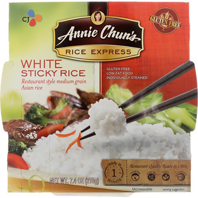 Annie Chun’s – Cooked White Sticky Rice, 7.4oz