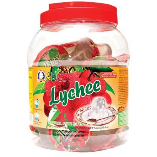 ABC Coconut Jelly Lychee in Plastic Jar – 1400 G