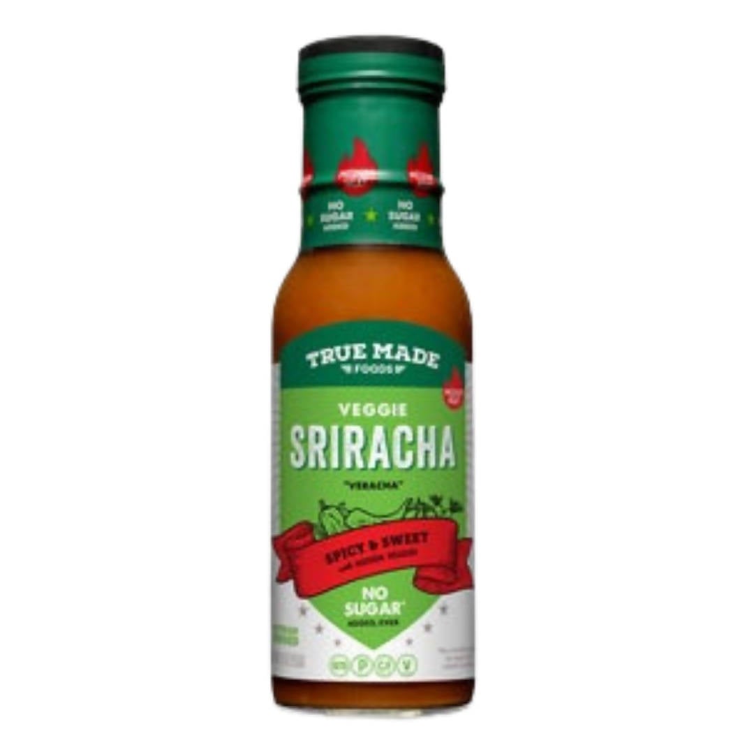 True Made Veggie Sriracha Veracha Bottles – 6 bottles x 9oz case