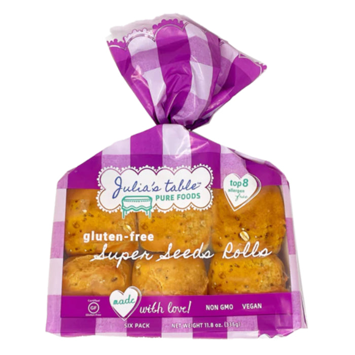 Julias Table – Rolls Super Seed Gf 11.8 Oz – Pack Of 8