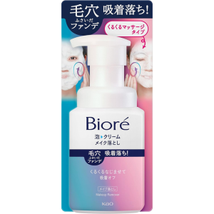 Bioré Foam Cream Makeup Remover 210ml Oil-Free – Made in JAPAN – Tokyo Sakura Mall