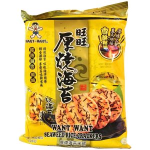 Want Want – Seaweed Rice Crackers – 3.6 OZ