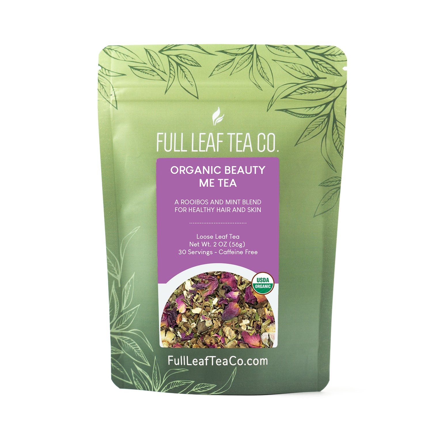 Organic Beauty Me Tea Retail Bags – Case of 6