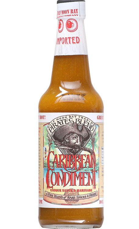 Caribbean Condiment Pirates Blend Hot Sauce, 10oz.