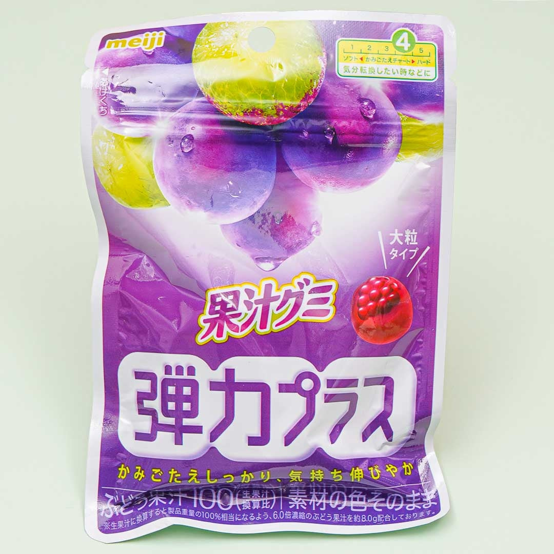 Meiji Kajyu Fruit Gummies Elastic Plus – Grape