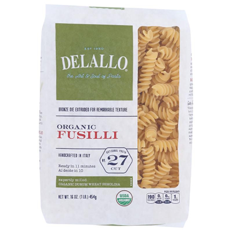 Delallo – Pasta Fusilli #27, 16oz