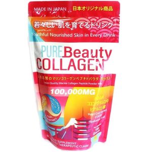 Pure Beauty Collagen – 100,000 MG Marine Collagen Powder Mix – 3.53 OZ