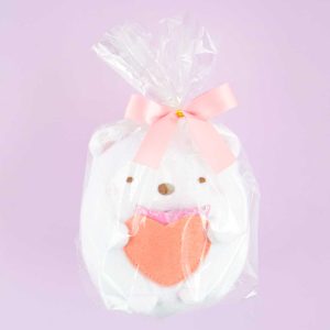 Sumikko Gurashi Heart Hug Plushie With Chocolate – Shirokuma / Medium