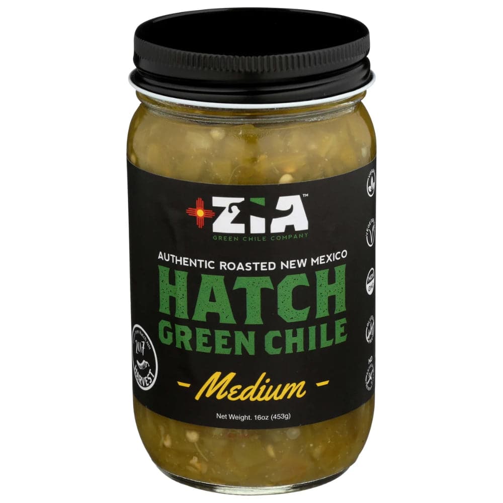 Zia – Medium Hatch Green Chile, 16 Oz
