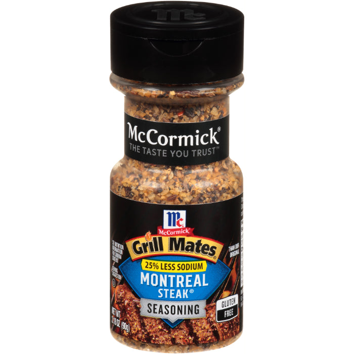 GRILL MATES – SPICE MONT STK LESS SOD 3.18 OZ – Pack of 6