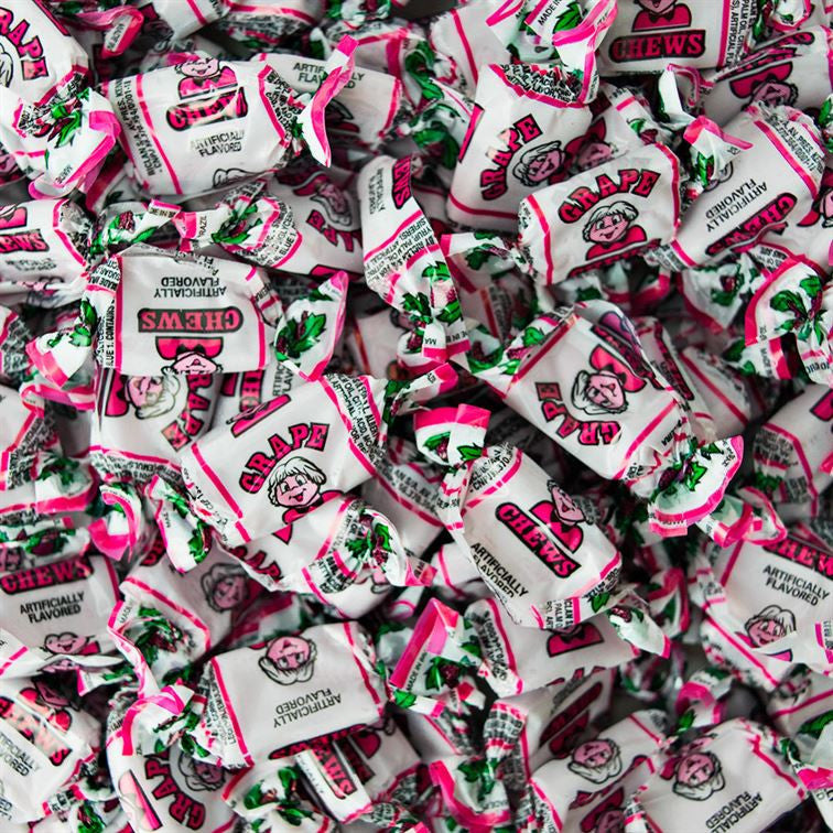 Grape Fruit Chews – 240 Count Bag