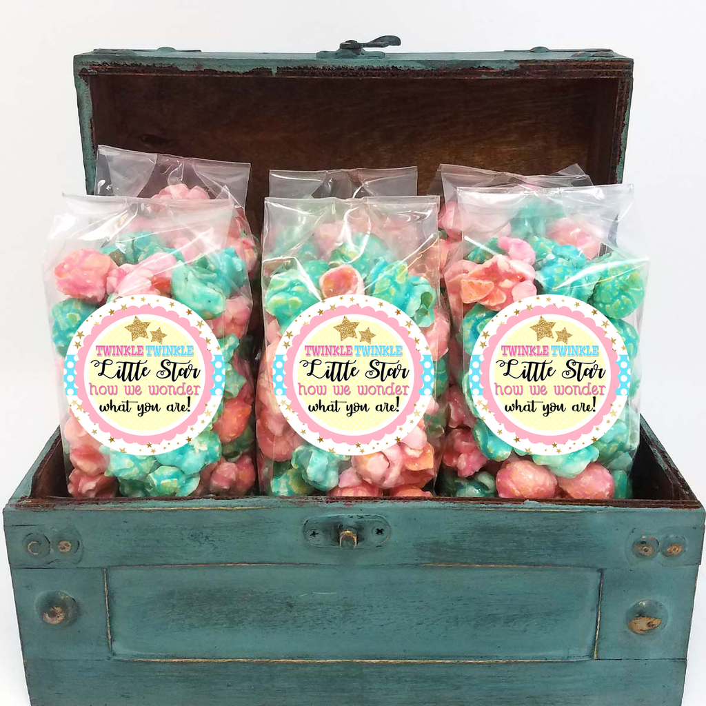 Twinkle Twinkle – Gender Reveal Popcorn Favors