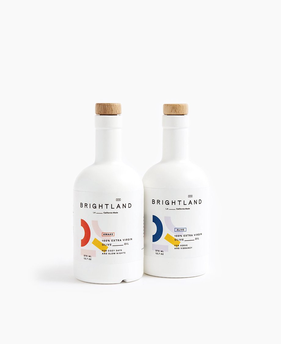 Brightland Olive Oil The Duo: Olive Oil Set (2-Bottle Set) – 12 Sets x 2-Bottles