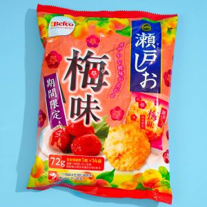 Befco Kuriyama Seto Shio Rice Crackers – Plum