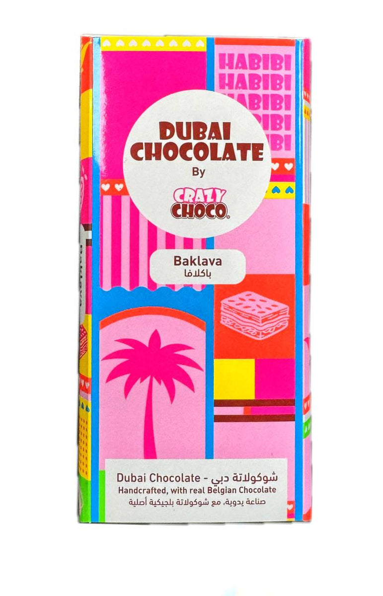 Crazy Choco Dubai Chocolate – Baklava