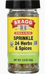 Braggs Sprinkle 24 herbs and spices