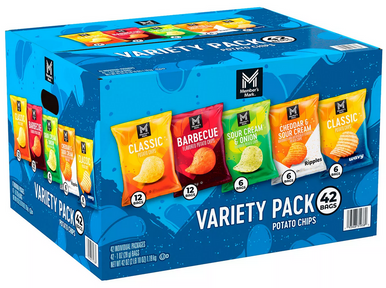 Member’s Mark Variety Pack Potato Chips, 1 oz., 42 pk.