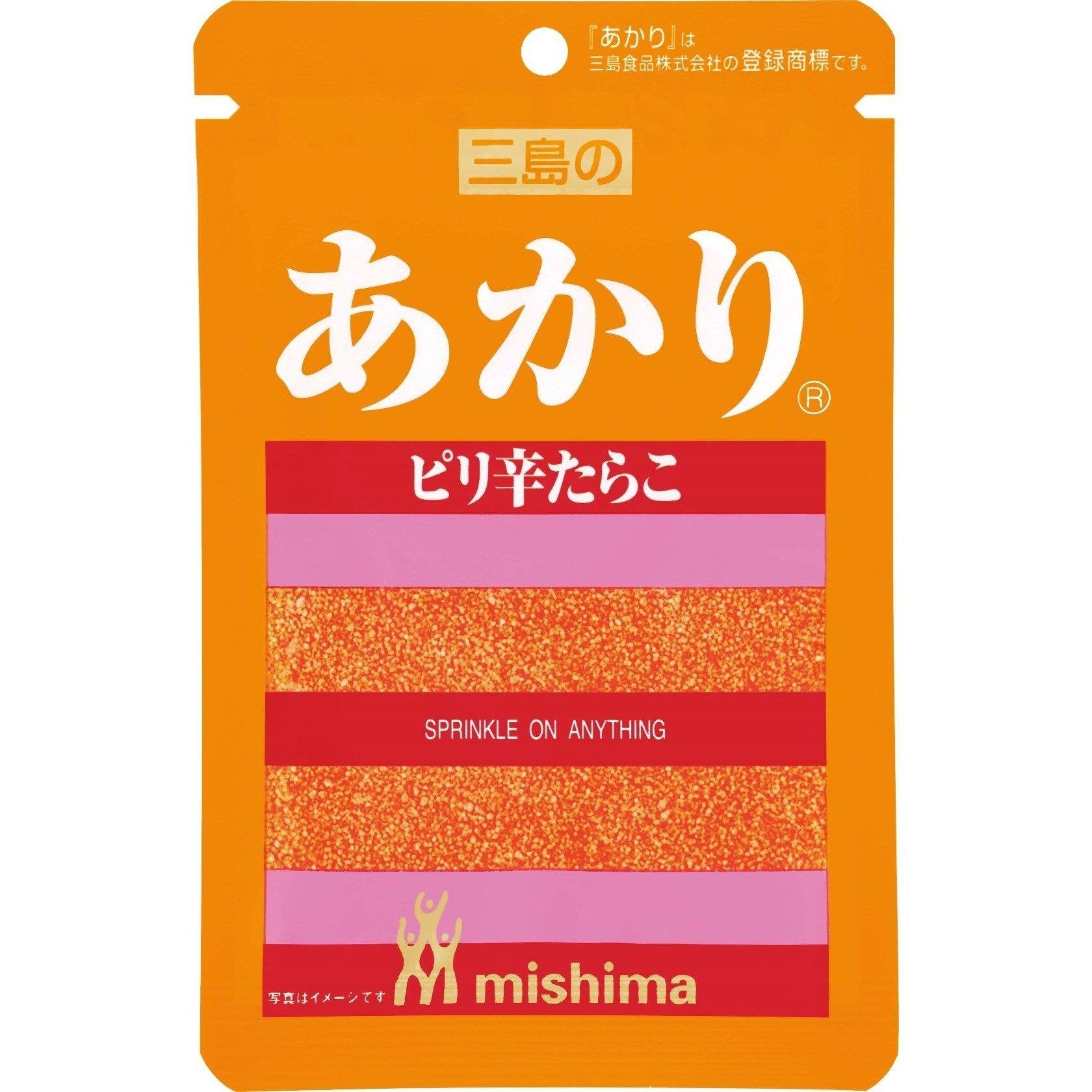 Mishima Akari Furikake Spicy Dried Cod Roe Rice Seasoning 12g
