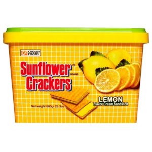 Sunflower Crackers – Lemon Flavor Cream Sandwich – 28 OZ