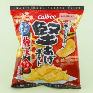 Calbee Kata-age Potato Chips – Plum