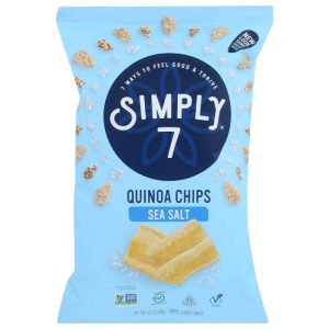 Simply 7 – Chip Quinoa Sea Salt, 3.5 oz | Pack of 8