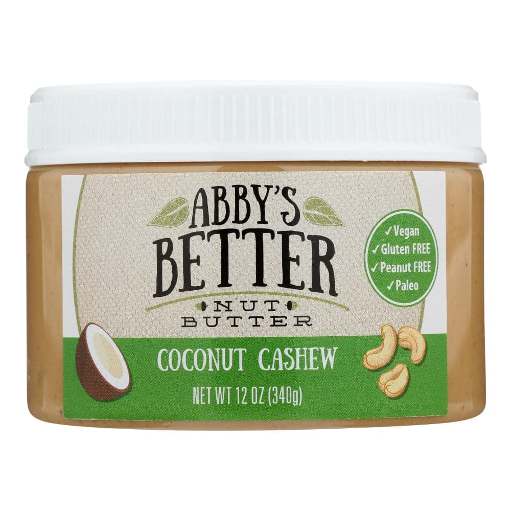 Abby’s Better – Coconut Cashew Nut Butter, 12 Oz