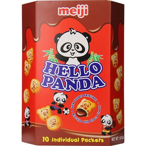 Meiji Hello Panda Chocolate – 9.1 OZ – 10 Pack