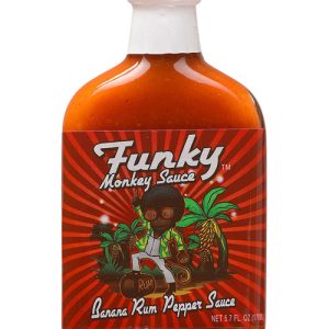Funky Monkey Banana Rum Pepper Sauce, 5.7oz.