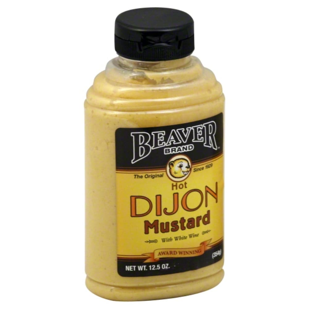 Beaver – Hot Dijon Mustard With White Wine, 12.5 oz
