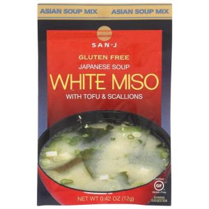 San J – Soup Mix Gluten-Free Miso White, 0.42 oz (Pack of 36)