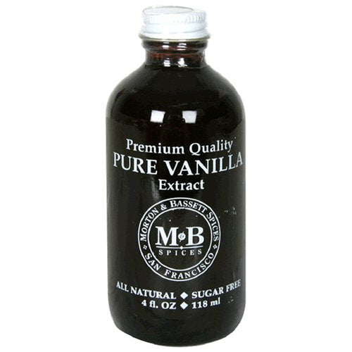 Morton & Bassett Extract Vanilla Pure Sf 4 Oz – Pack Of 3