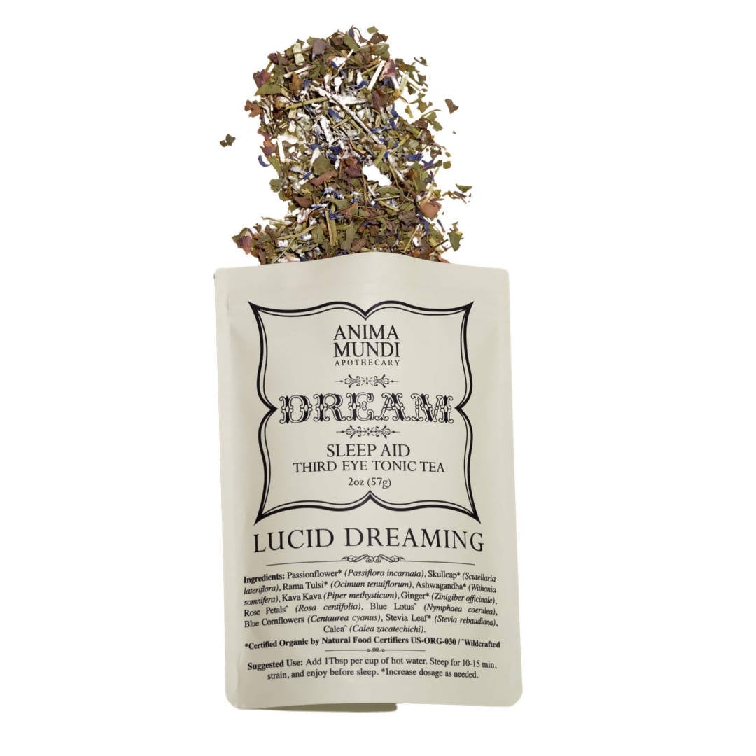 LUCID DREAM TEA: Third Eye Tonic, Organic + Wild – 4 Pouches x 2oz