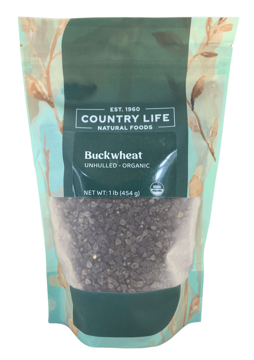 Buckwheat, Unhulled For Sprouting, Organic