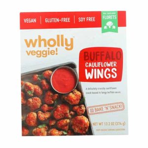 Wholly Veggie – Cauliflower Wings, 13.2oz | Assorted Flavors