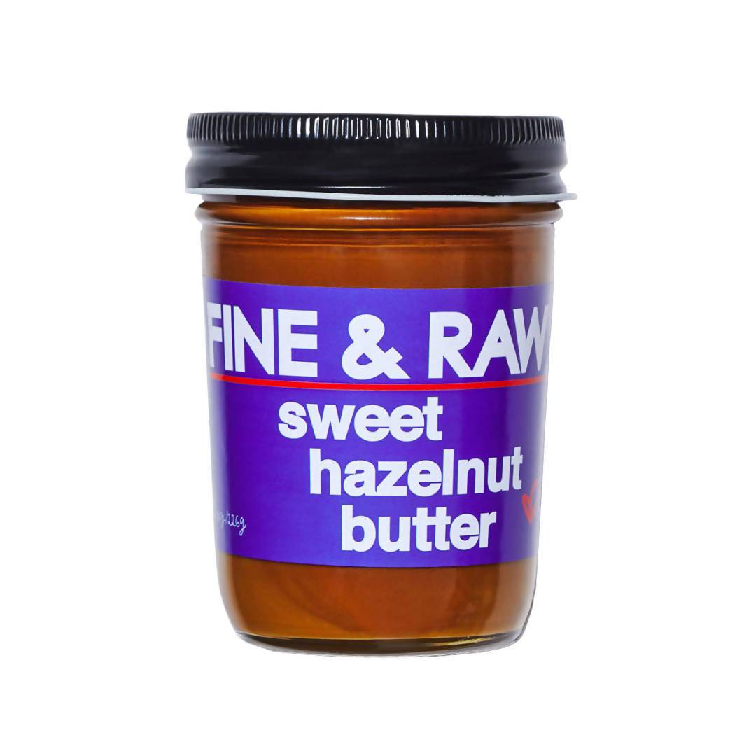 Fine and Raw Hazelnut Butter, Chocolate, Sweet, Organic, Fair Trade – 12 Jars x 8oz case