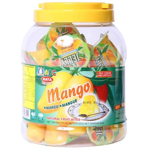 ABC Coconut Jelly Mango in Plastic Jar BIG – 1400 G