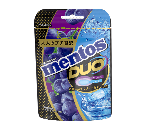 Mentos, Duo, Grape & Soda, 45g