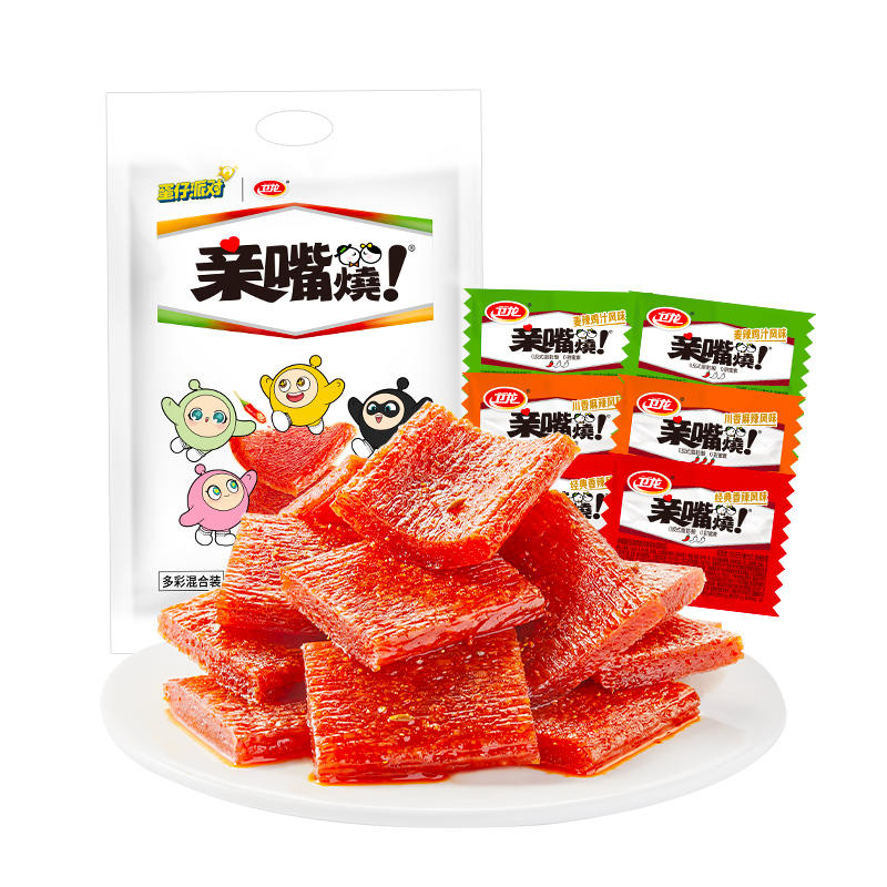 Wei Long Thick Spicy Strips – Egg Party Edition 300g