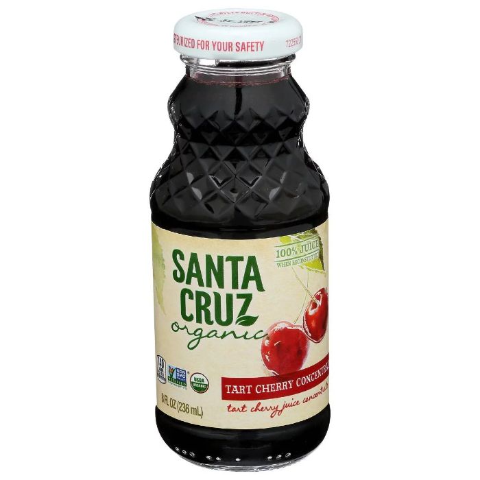 Santa Cruz – Organic Tart Cherry Juice Concentrate, 8 fl oz | Pack of