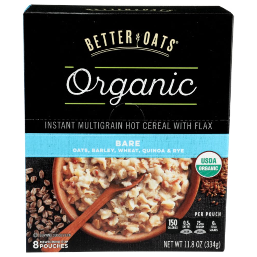 Better Oats – Oatmeal Instant Bare Oats, Barley, Wheat, Quinoa & Rye,