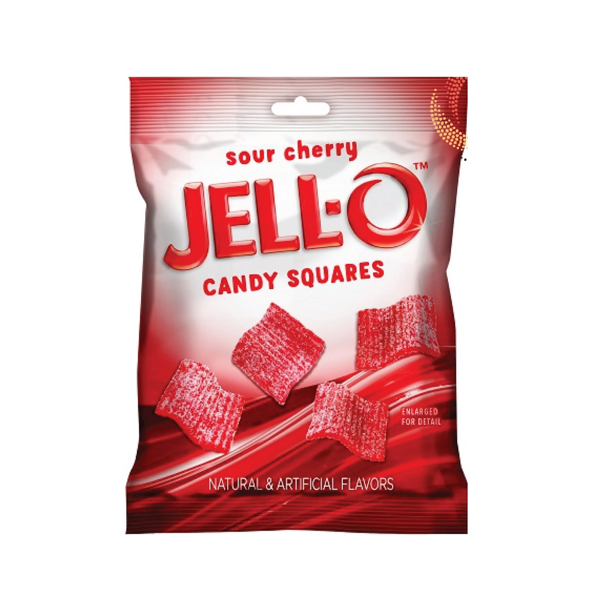 Jell-O Sour Cherry Candy 127g – Canada (Case of 12)