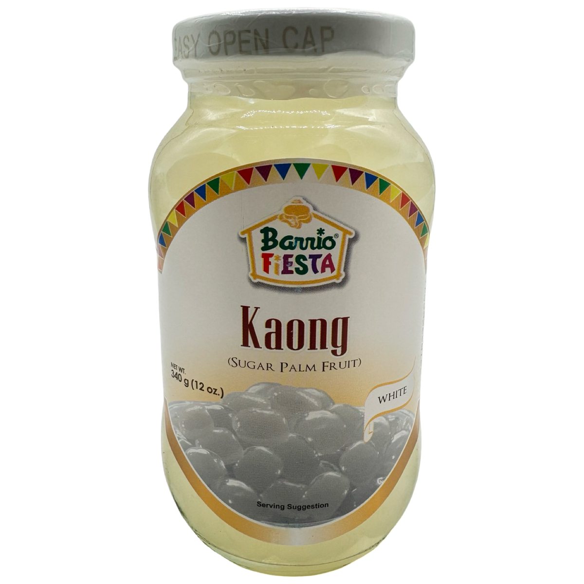 Barrio Fiesta – Sugar Palm Fruit in Syrup – Kaong – White – 12 OZ