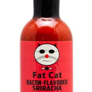Fat Cat Bacon Flavored Sriracha Sauce, 12oz.