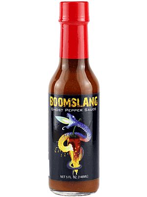 Boomslang Ghost Pepper Sauce, 5oz.