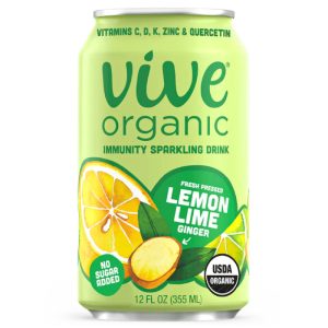 Vive Organic – Drink Sparkling Immunity, 12floz | Multiple Flavors | 3
