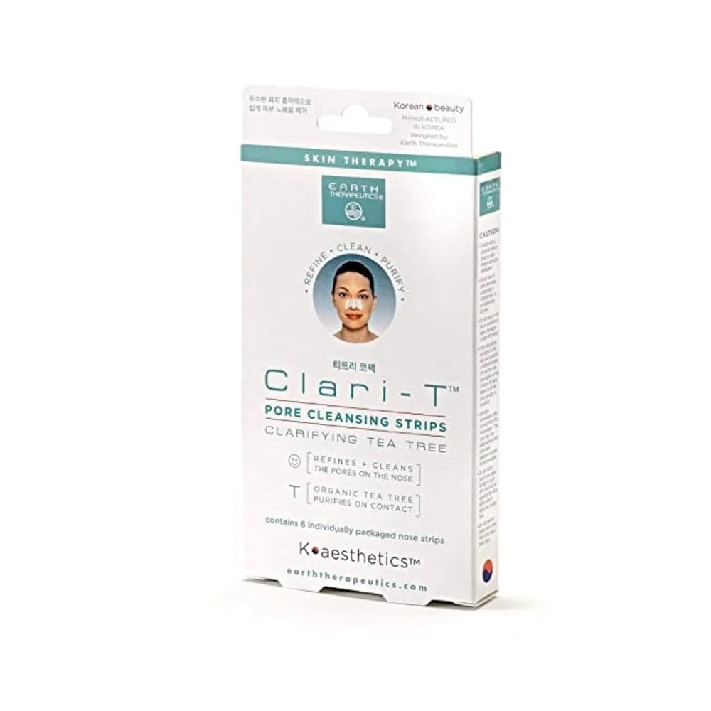 Earth Therapeutics – Clarifying Tea Tree Pore Cleansing Nose Strips, 1