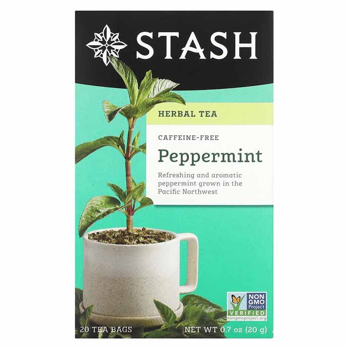 Stash – Peppermint Tea, 20 Bags | Pack of 6