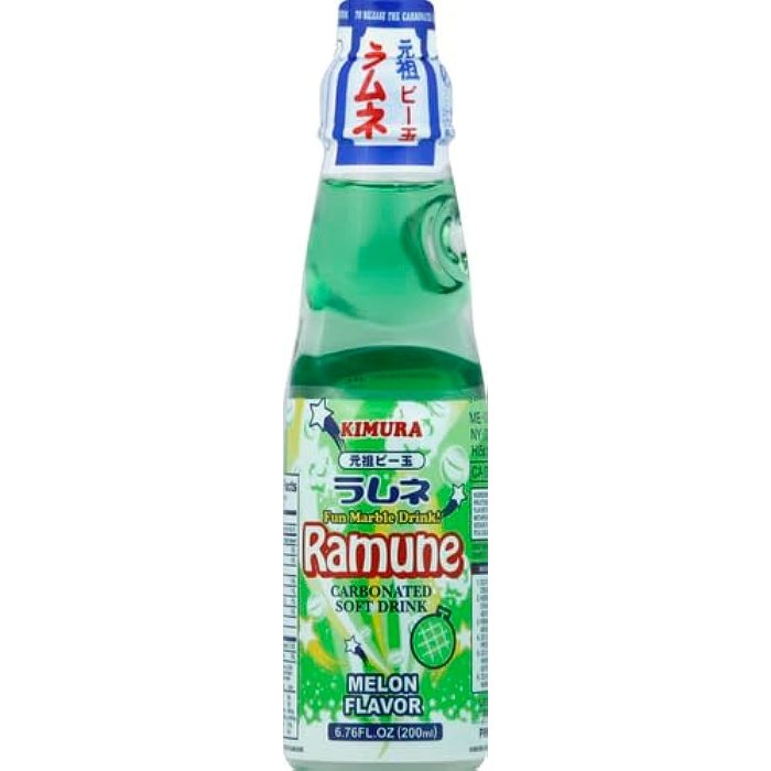 Kimura – Bev Ramune Melon 6.76 Oz – Pack Of 18